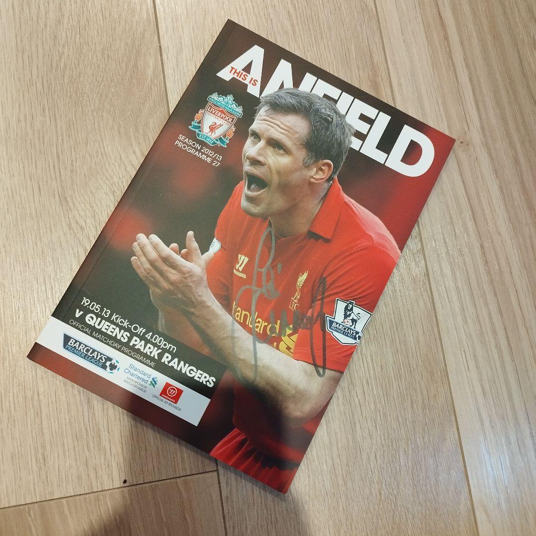 サイン入り リバプール 2012/13シーズン マッチプログラム QPR戦 サイン入り リバプール 2012/13シーズン マッチプログラム QPR戦