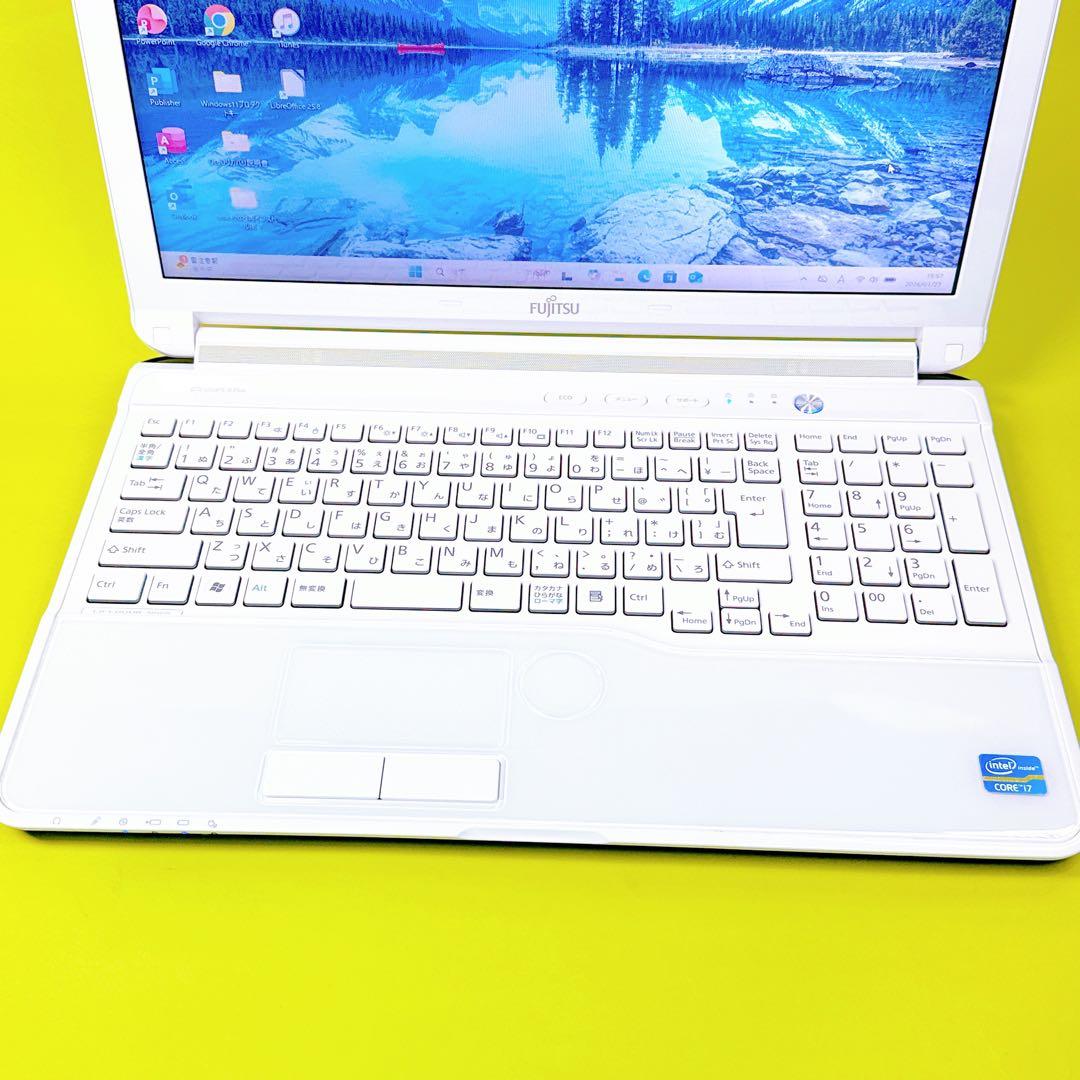 極速i7&16GB⭐️新品爆速SSD windows11ノートパソコン カメラ