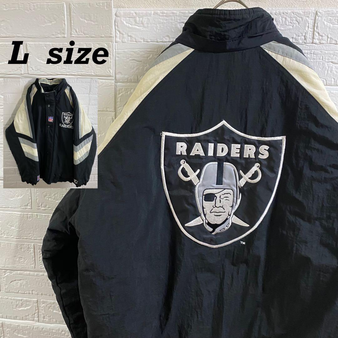 NFL レイダース　90sバックロゴ　中綿ナイロンスタジャン USA製 80's~90's STARTER/スターター ナイロンスタジャン レイダース