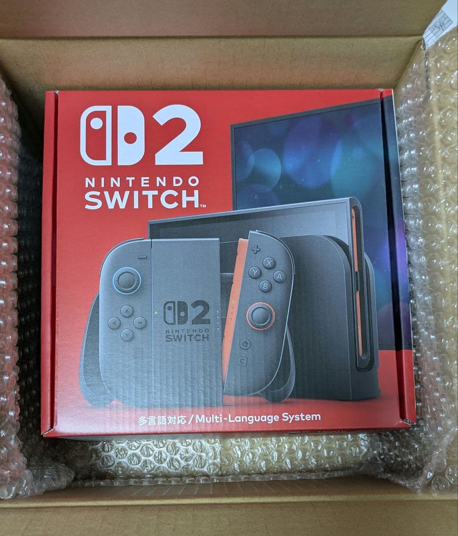 【新品未使用】Nintendo Switch2 本体(多言語対応版)国内購入品 Nintendo Switch 新品未使用 2 日本語・国内専用 BEE-S-KB6CA 任天堂