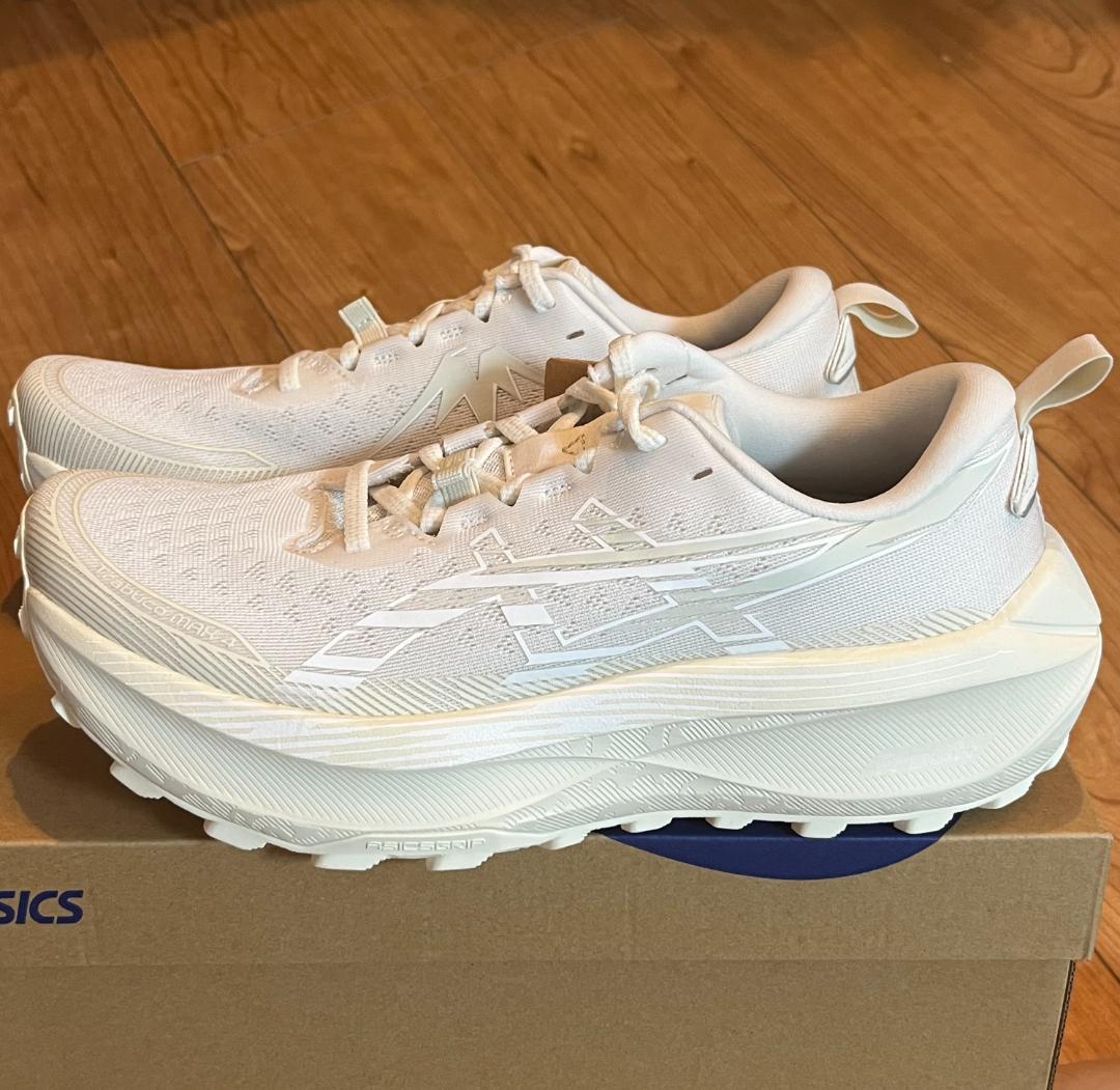 新品 26.5 トラブーコマックス4 アシックス ホワイト 白 トレイル