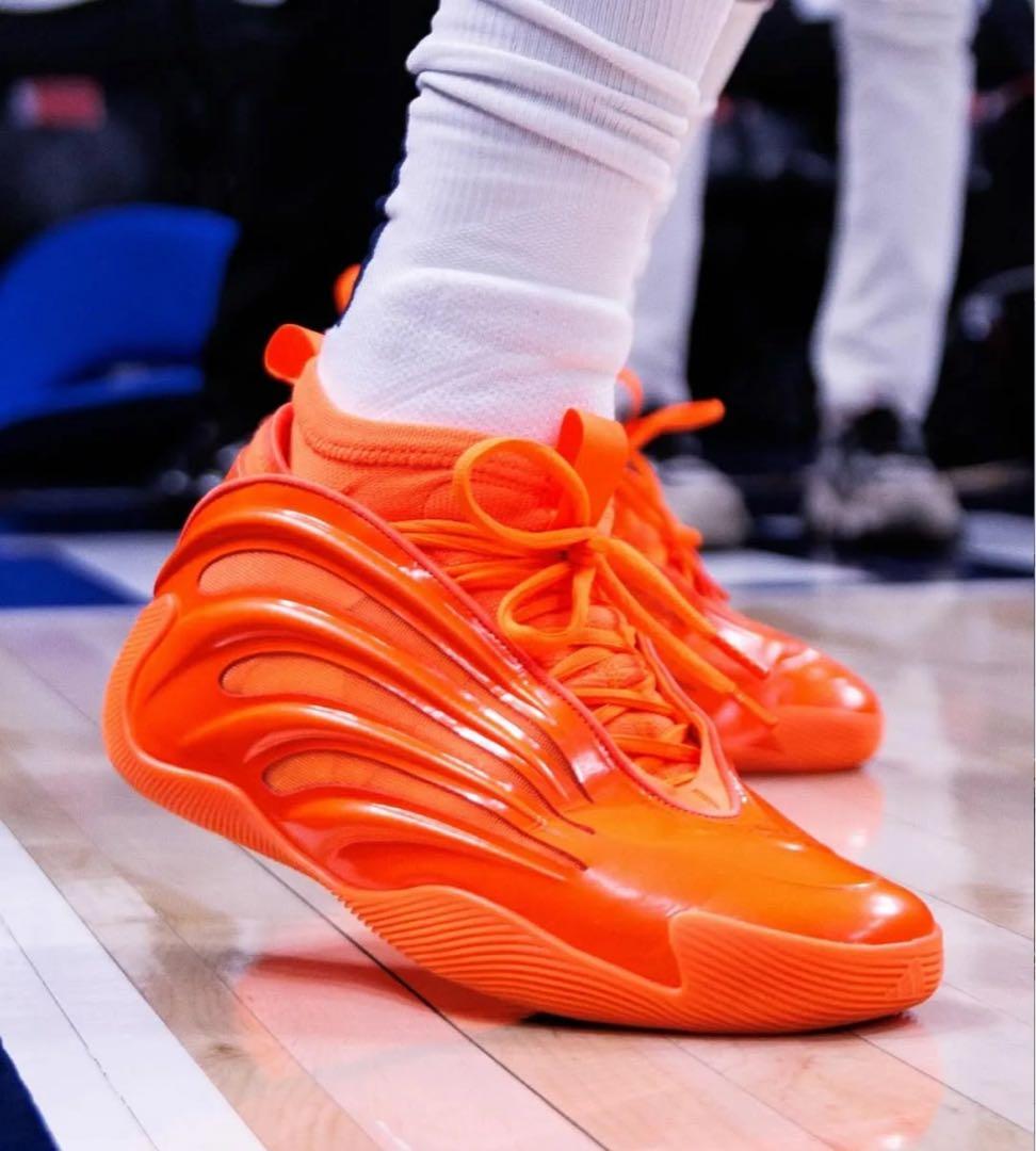 定価2.1万 HARDEN VOLUME 9 ハーデン9 ソーラーオレンジ Adidas Harden Volume 9 'Solar Orange' Black Basketball (JS1305