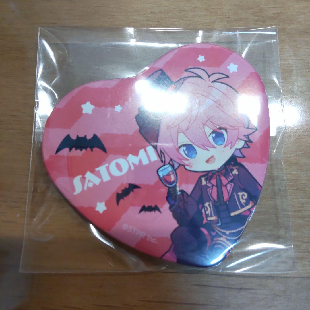 すとぷり さとみ ハート型缶バッジ - メルカリ