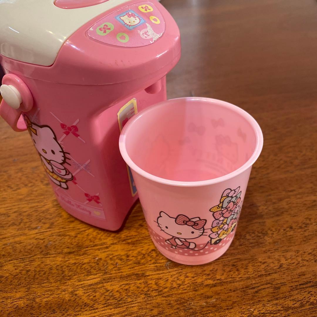 サンリオ ハローキティ ままごと 電気ポット ピンク - メルカリ