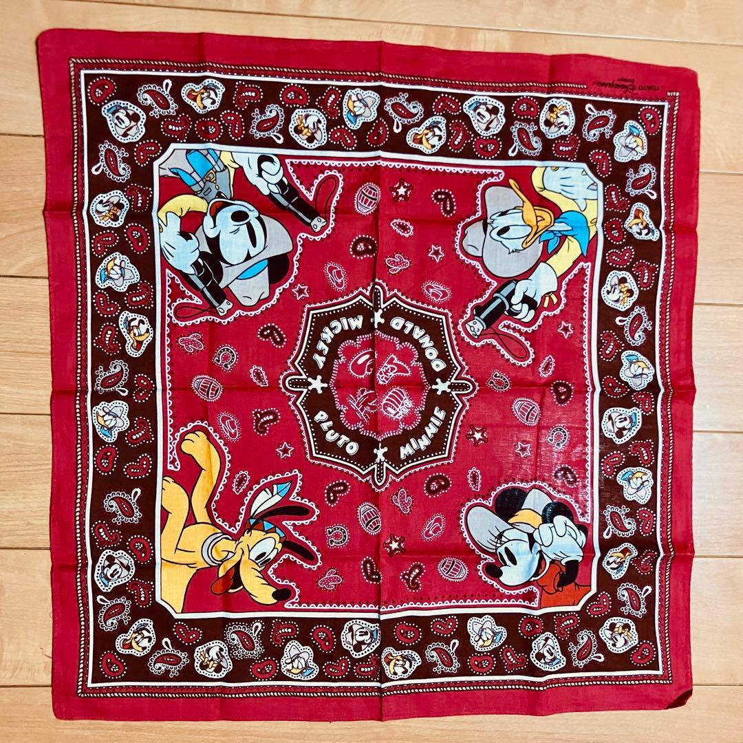 東京ディズニーランド バンダナ等 レトロ - メルカリ