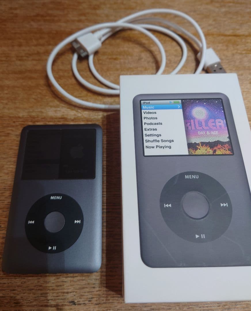 Apple iPod Classic 160GB　USBケーブル付き Amazon.com: YUSTDA New USB Black Battery Data Sync Charger Cable