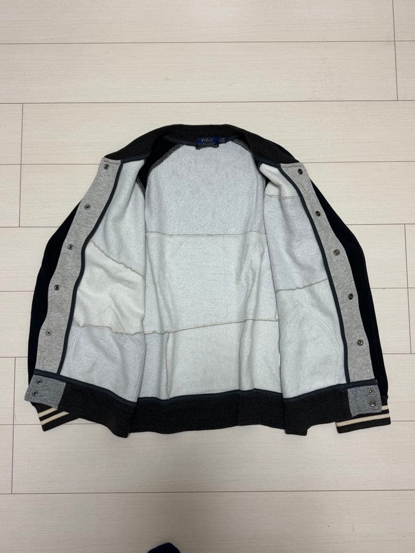 Polo Ralph Lauren 50周年 パッチワークスタジャン Pロゴ L