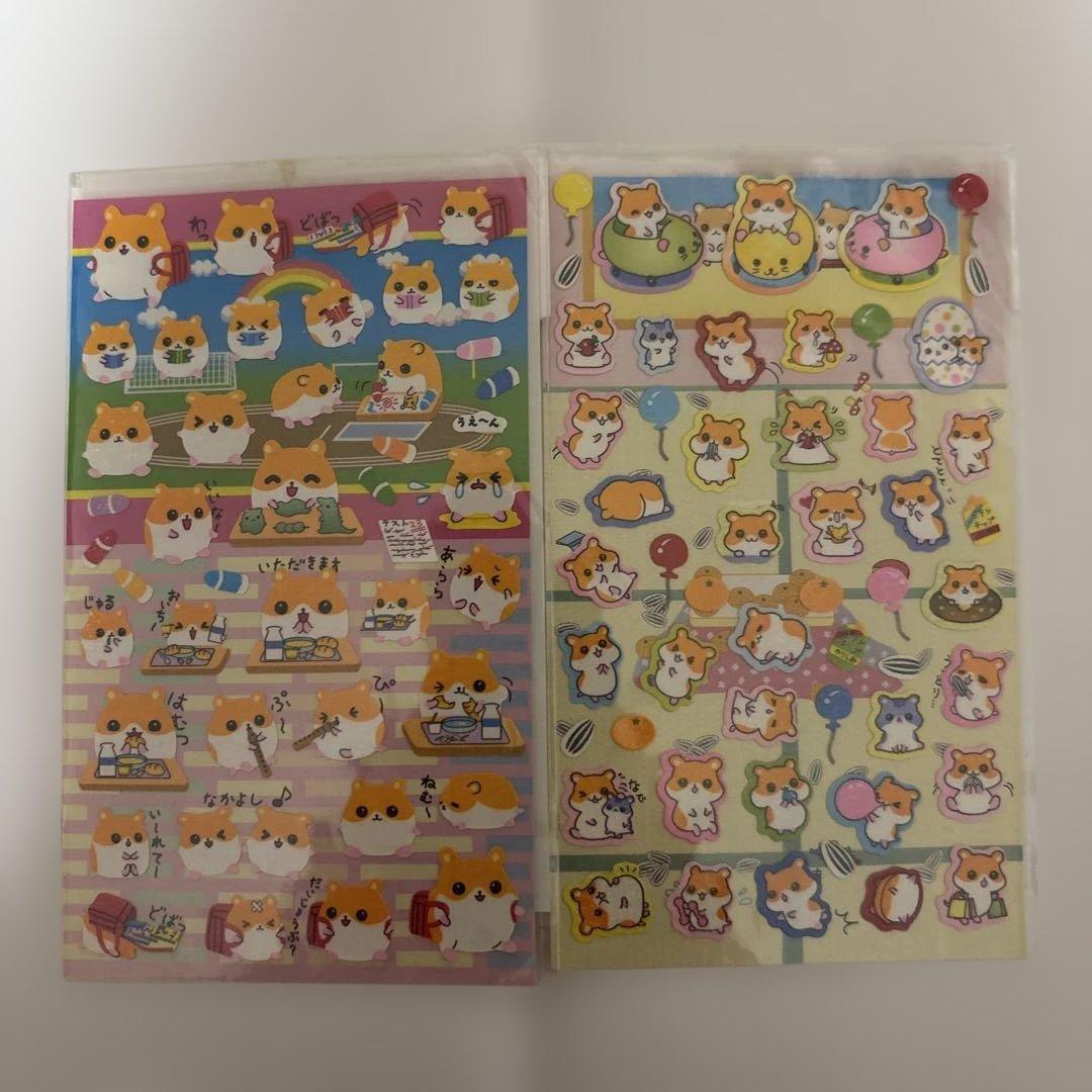 ハムスター 平成レトロシール おきらくハムちゃん レモン株式会社