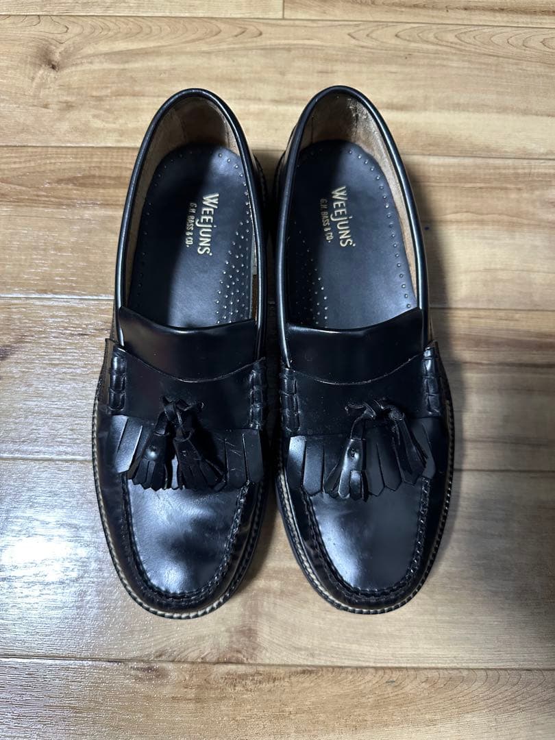 WEEjUNS' G.H.BASS & CO. タッセルローファー ブラック