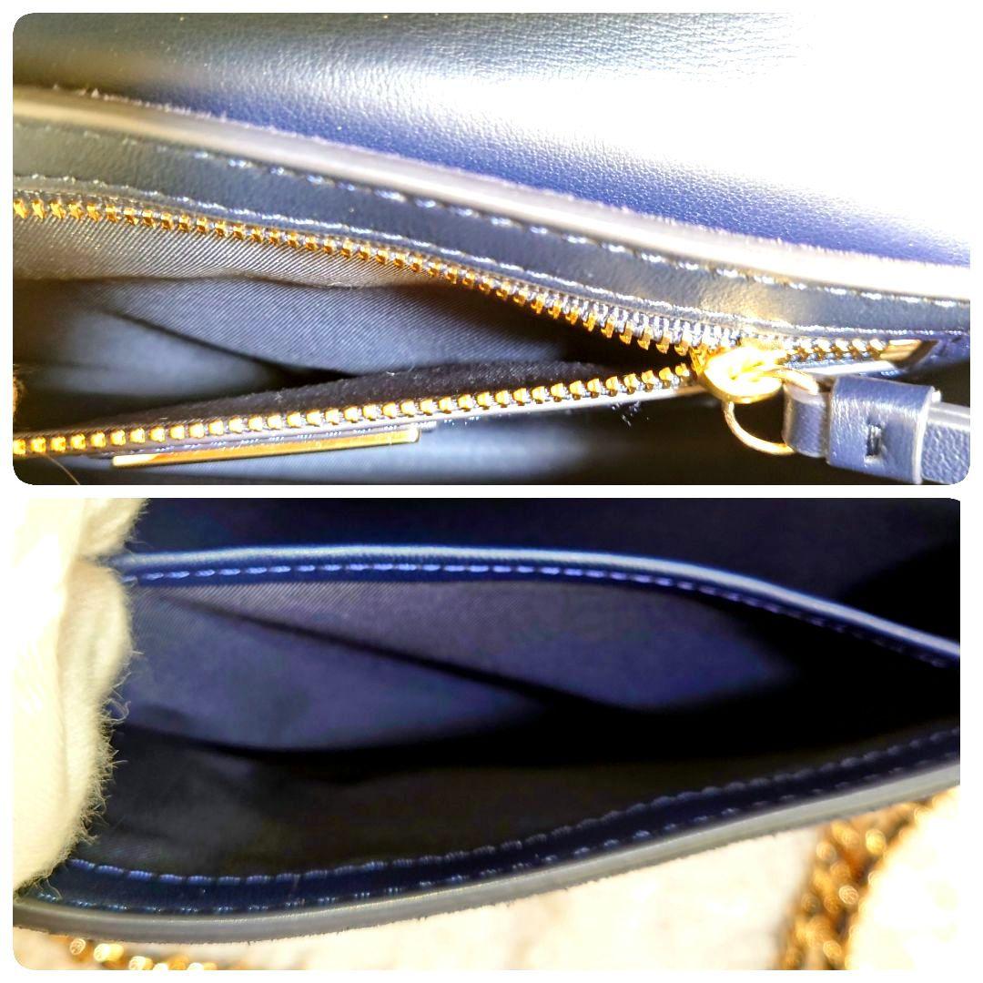 に*む様 トリーバーチ チェーンショルダーバッグ パーカー 刺繍 花柄