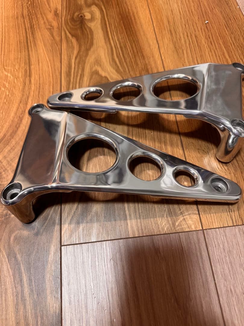 cbr400f ヘッドライトステー　バフ掛け CBR400F 83-87 35mm 35φ 35パイ アルミ ビレット ヘッドライト ステー