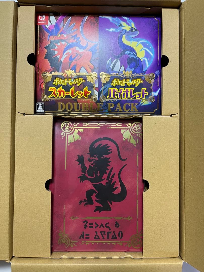 新品未開封‼️】ポケモン スカーレット・バイオレット ダブルパック