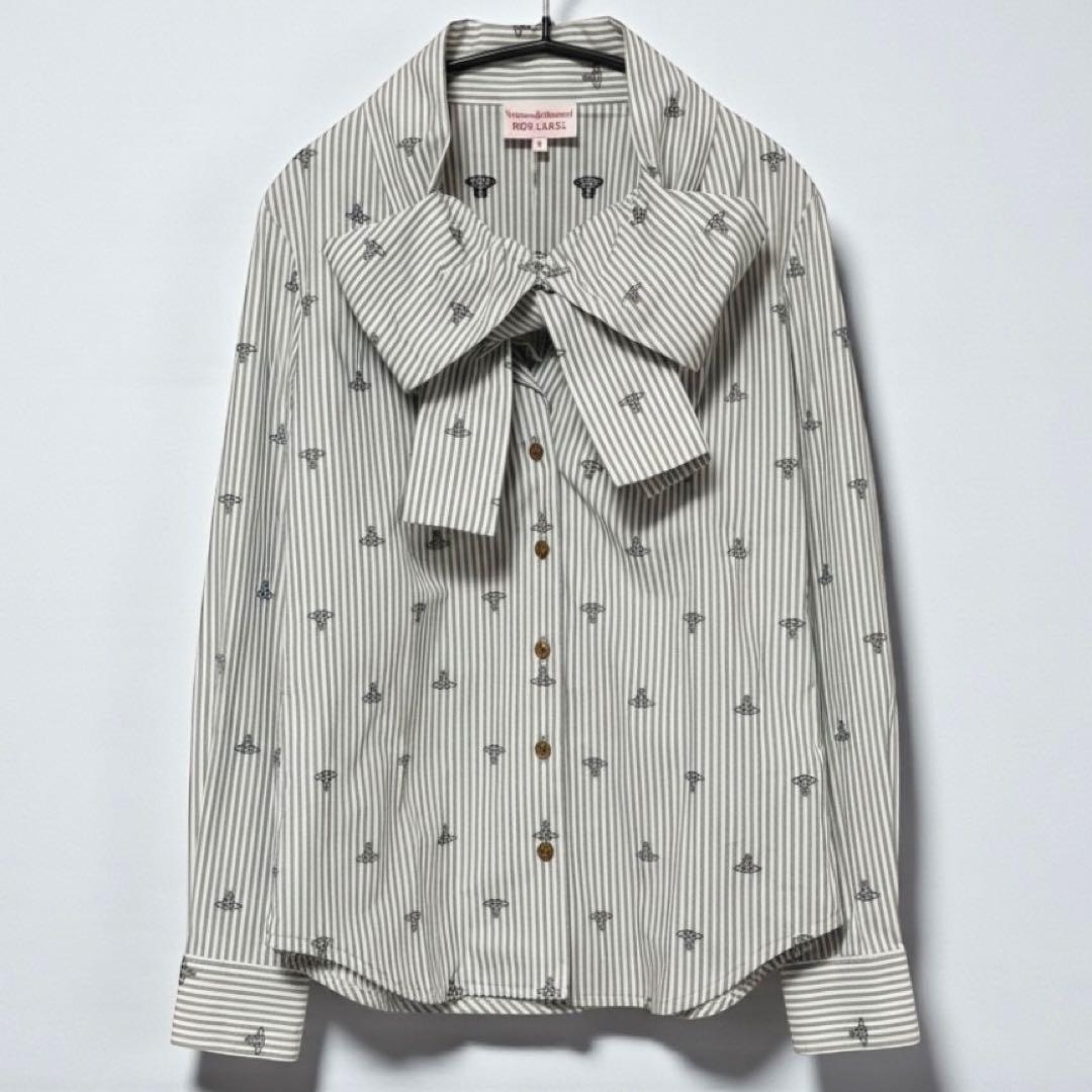 Vivienne Westwood リボン ボウタイ オーブ　ストライプ 4c28 Vivienne Westwood RED LABEL ヴィヴィアンウエストウッド レッド