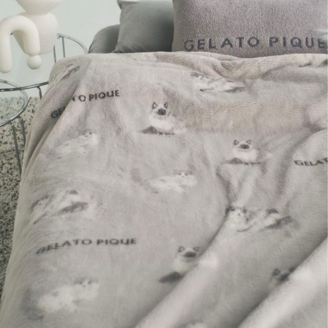 ジェラートピケ Sleep CATプリント毛布 ラグドール ブランケット 布団