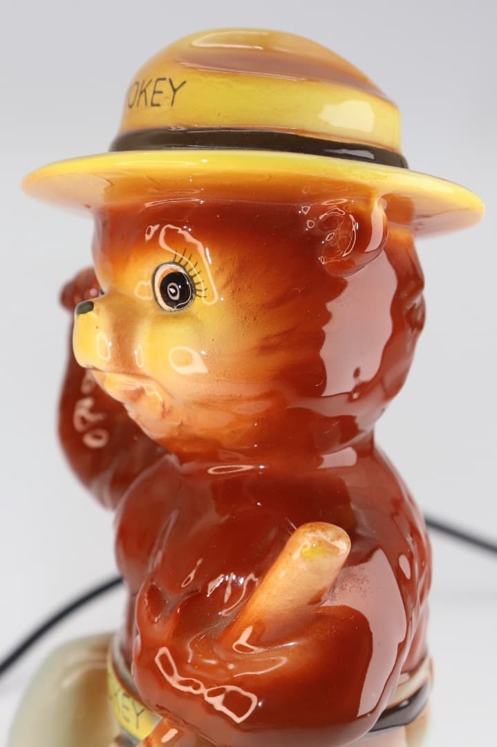 ビンテージ品 スモーキー・ザ・ベア 貯金箱 陶器製 約15cm - メルカリ
