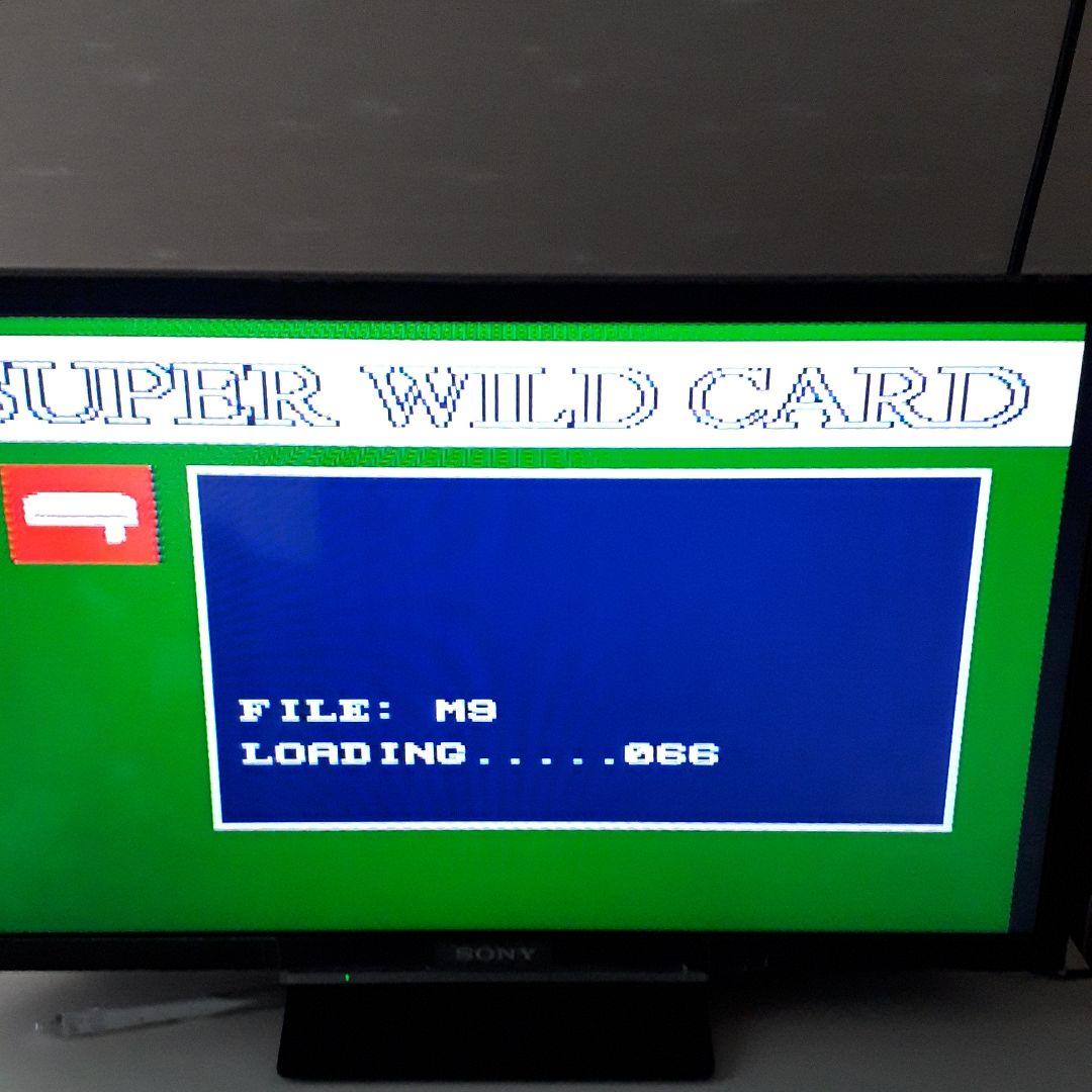 激レア 動作確認済みスーパーワイルドカード本体、フロッピーディスク