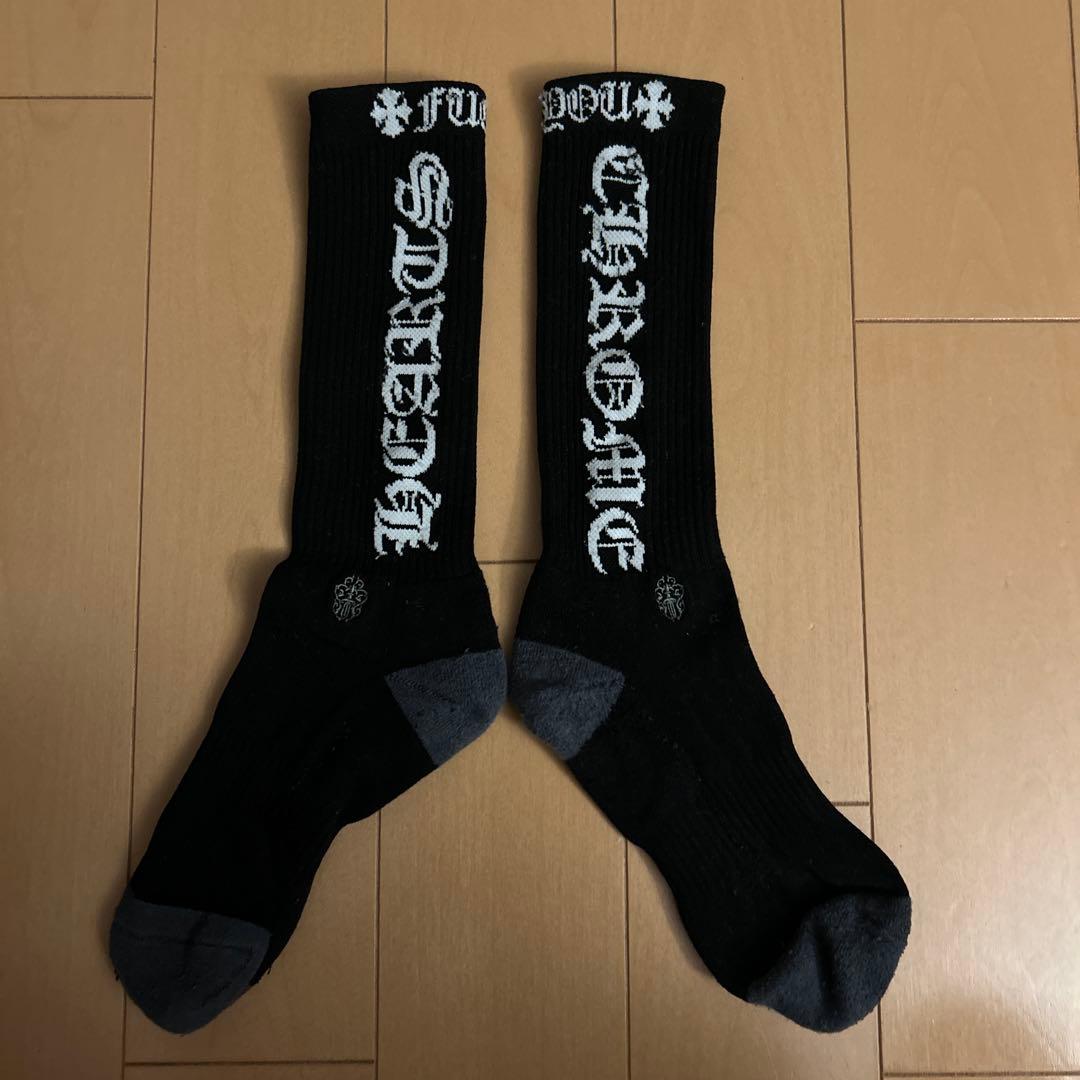 【正規品】CHROME HEARTS クロムハーツ 靴下　ホワイトMサイズ 楽天市場】CHROME HEARTSSTENCIL Socks / Whiteクロムハーツステンシル