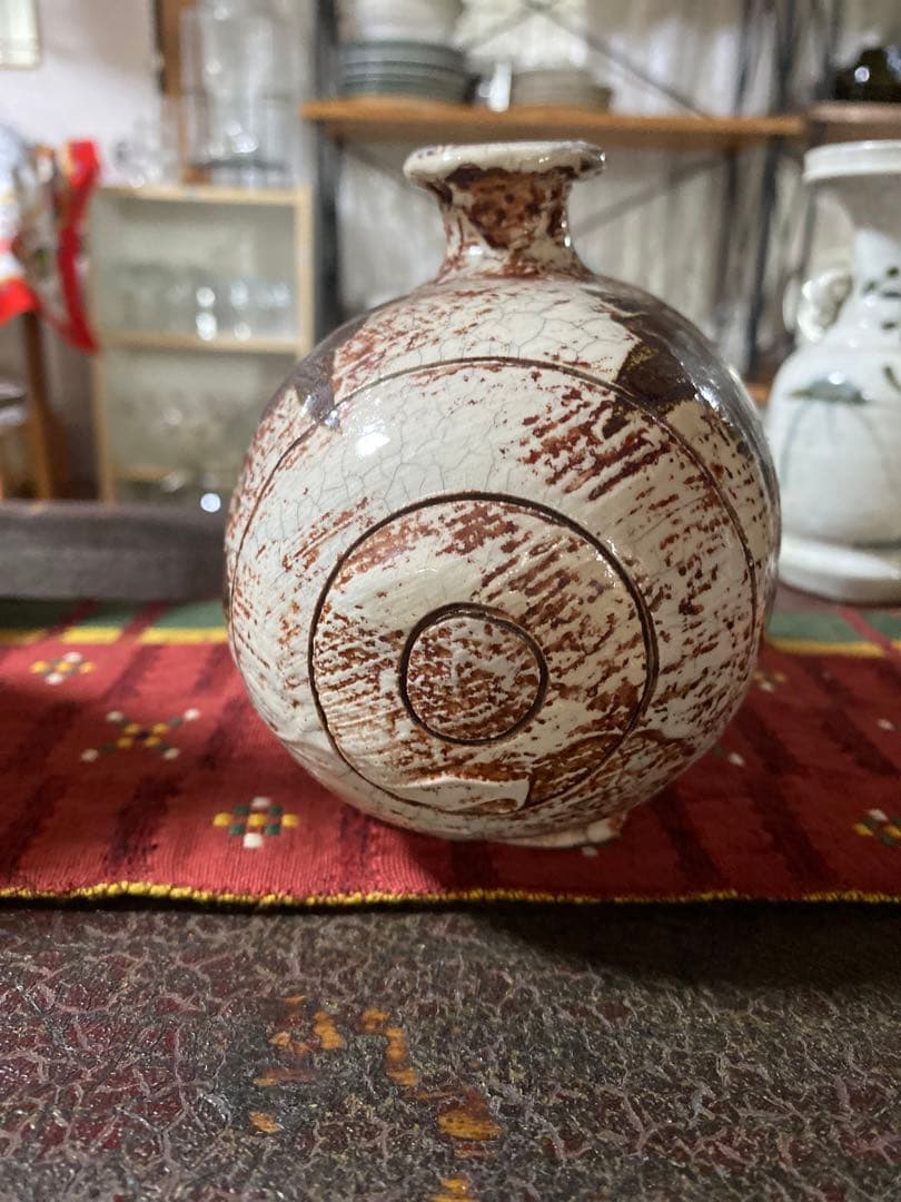 朝鮮古美術 李朝 高麗 扁壺 俵壺 花器