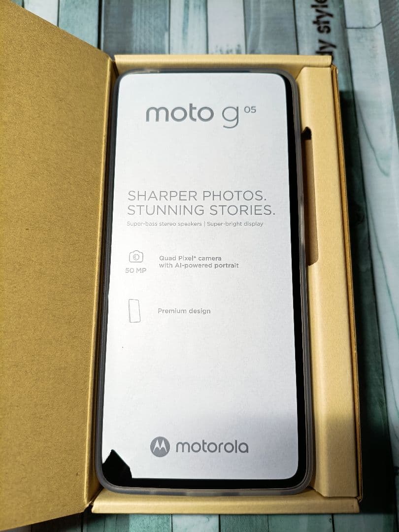 Motorola moto g 05 本体 ブルー 日常使いで満足できる？高コスパなエントリースマホ『Motorola moto