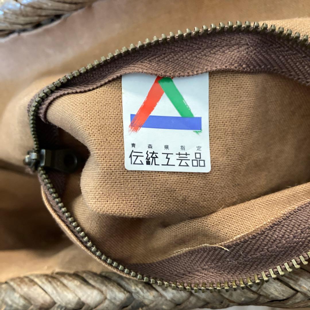 胡桃（くるみ）かご／弘前のみかみ工芸店で購入の中古品（難あり