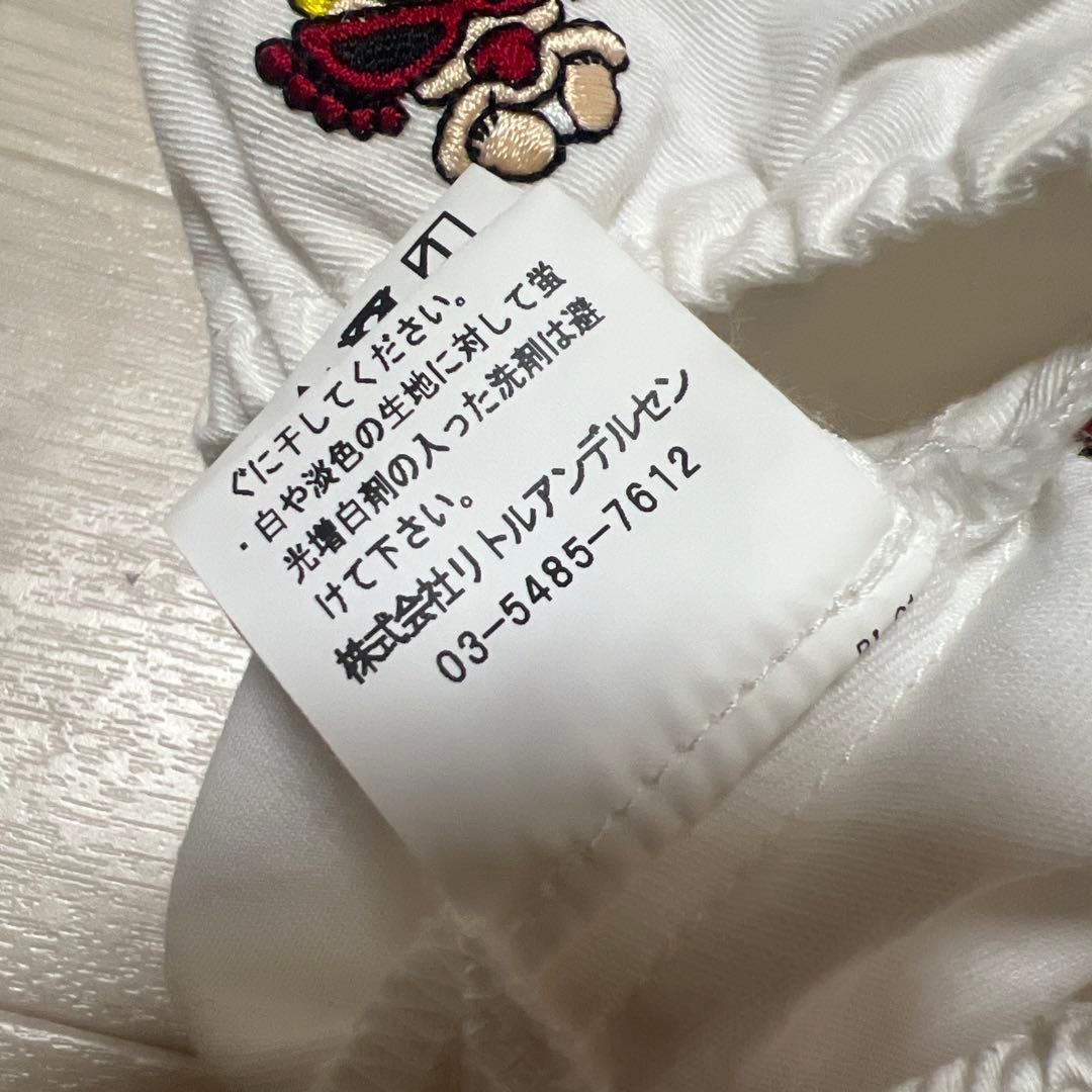 ♡正規品♡HYSTERIC MINI だるまオール【M】刺繍ロンパース サロペ