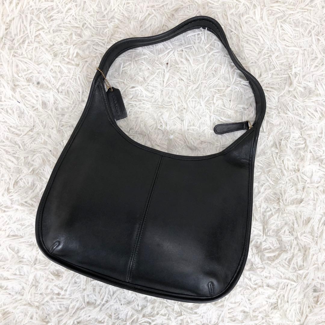 美品】オールドコーチ エルゴ ショルダーバッグ レザー 9033 ブラック