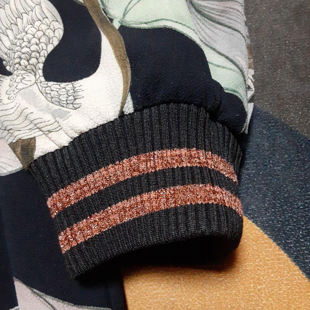 ZARA ザラ 鶴ドレスコート スカジャンロング丈 - メルカリ