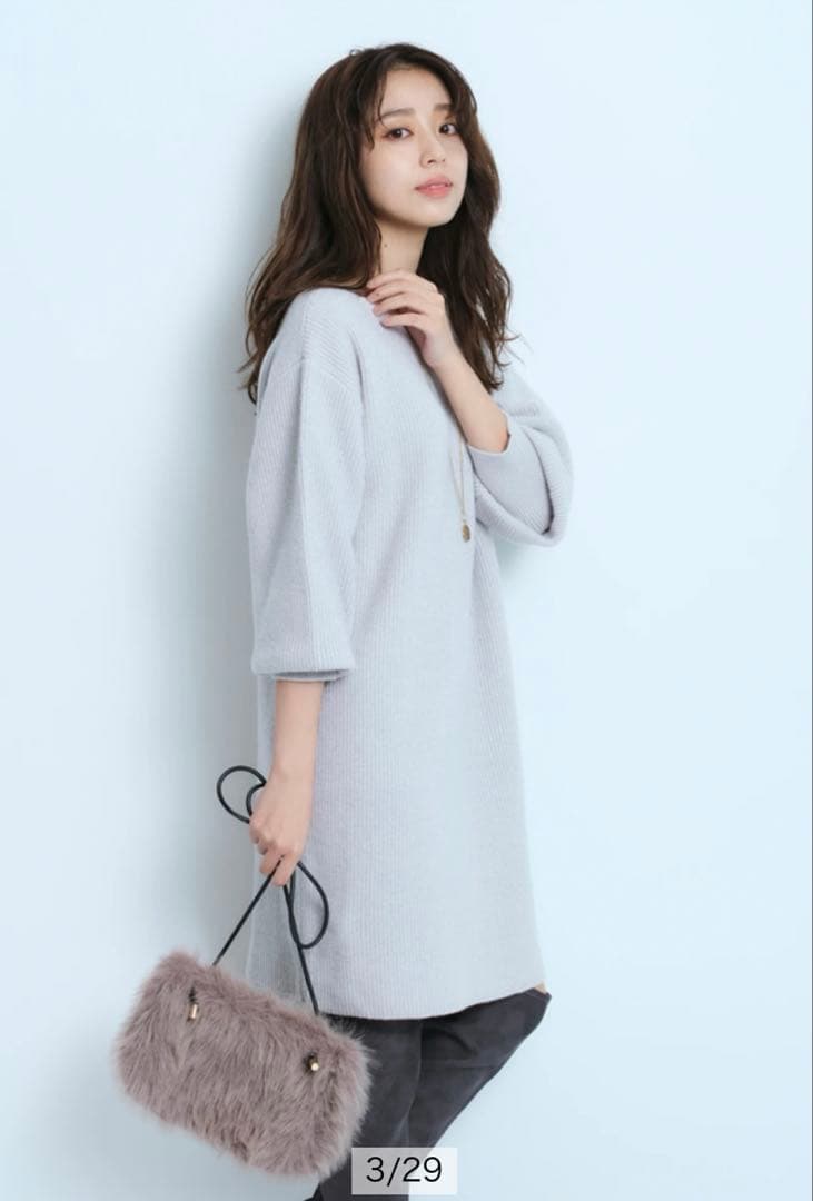 ジャスグリッティー ラメニットワンピース - メルカリ