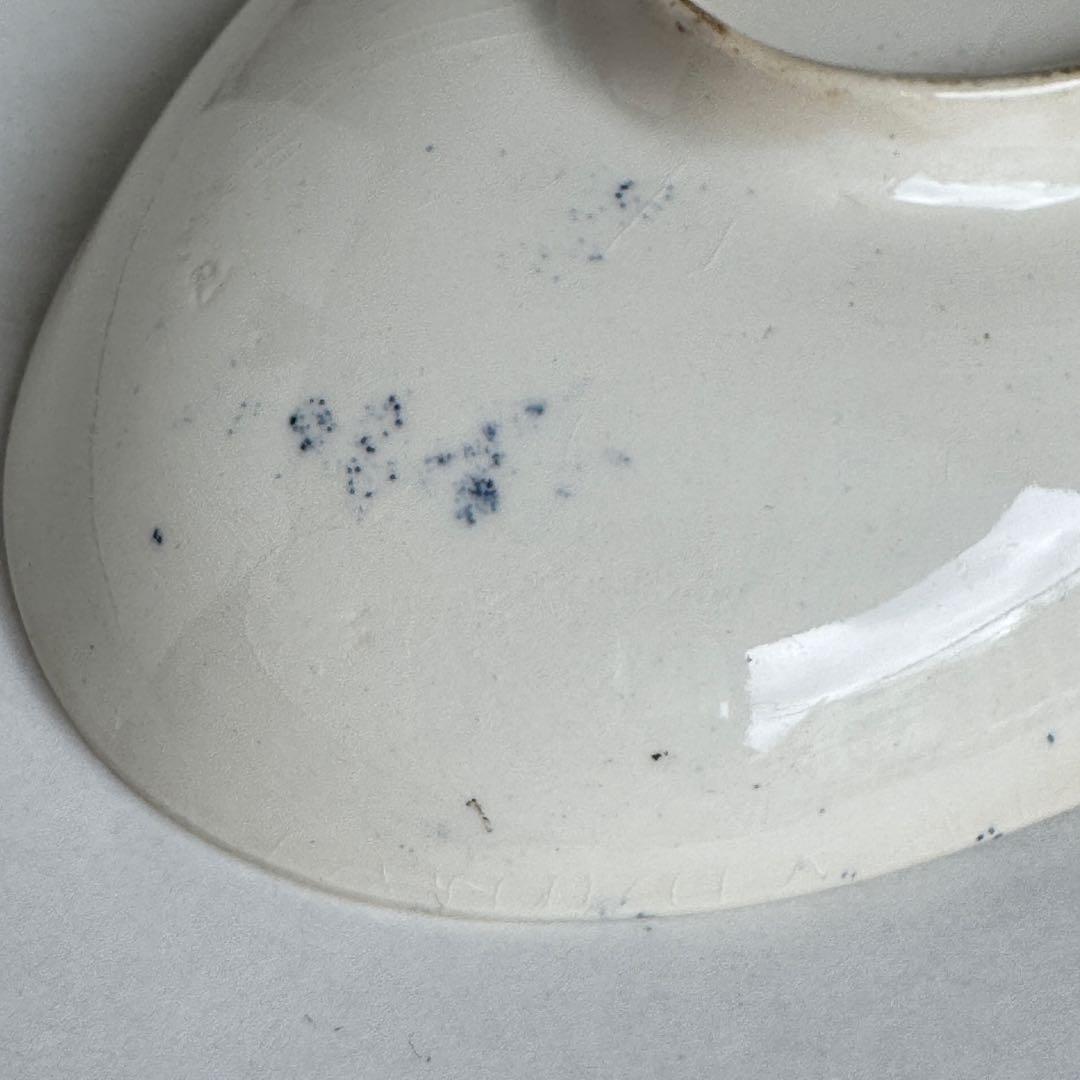 フランスアンティーク クレイユモントロー リノット Limotte ブルー