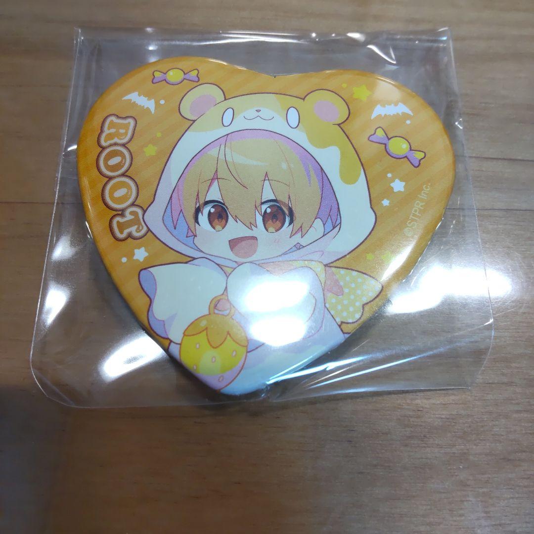 すとぷり るぅと ハート型缶バッジ - メルカリ