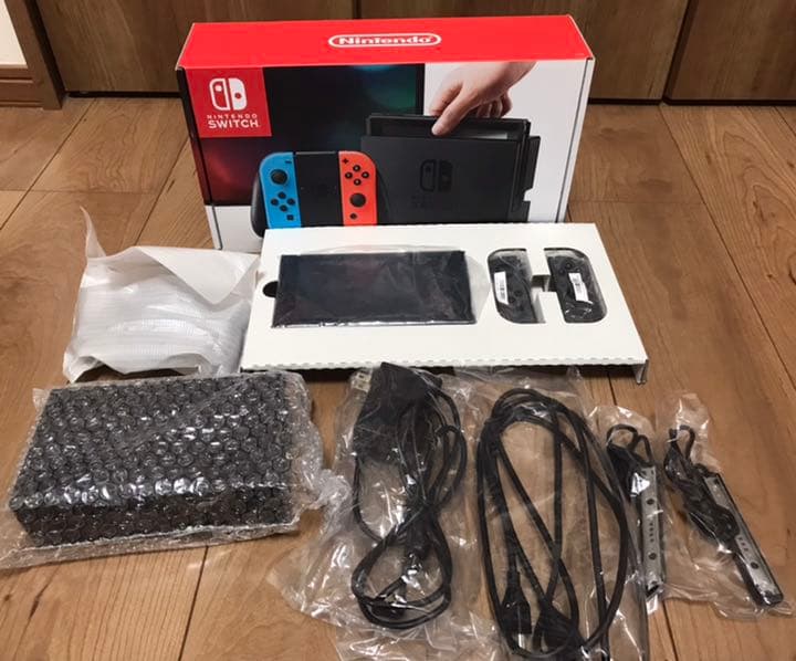 Nintendo Switch スイッチ 本体 付属品ほぼ完ピン ※ジャンク品
