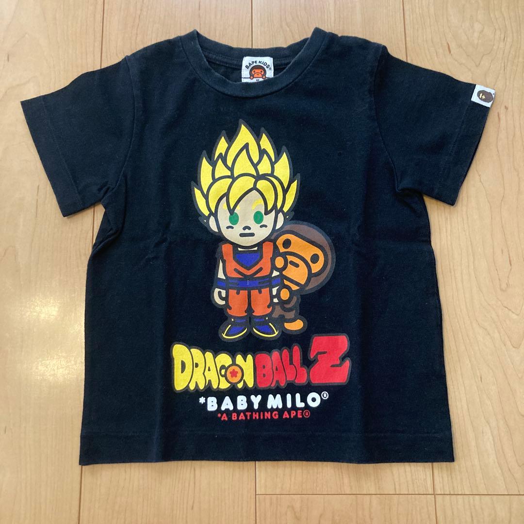 BAPE KIDS ドラゴンボール　コラボTシャツ　100cm A Bathing APE BAPE x Dragon Ball Z Baby Milo #7 Tee 'Black' - Size