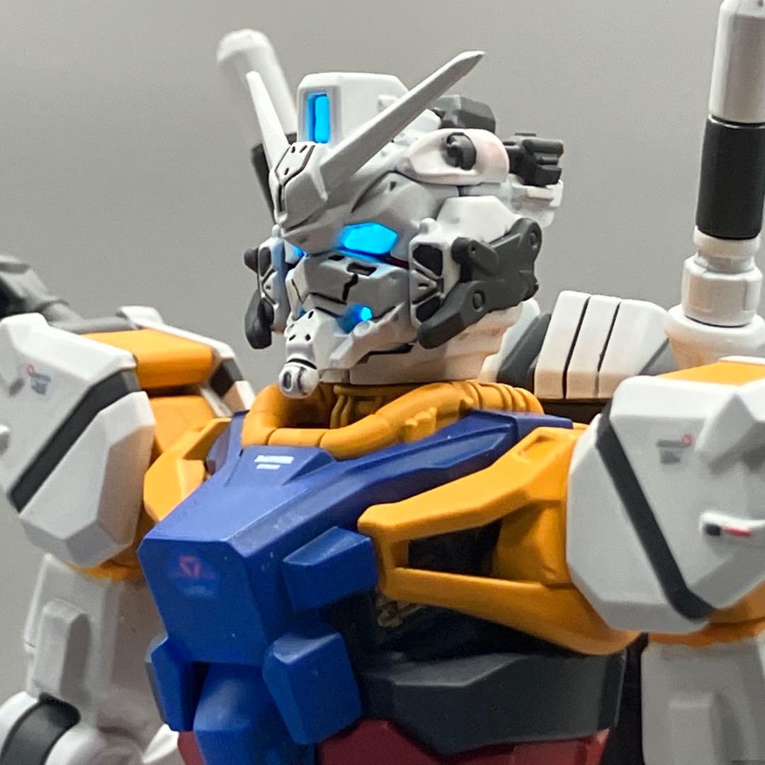 HG 白いガンダム（GQ） 塗装完成品 - メルカリ