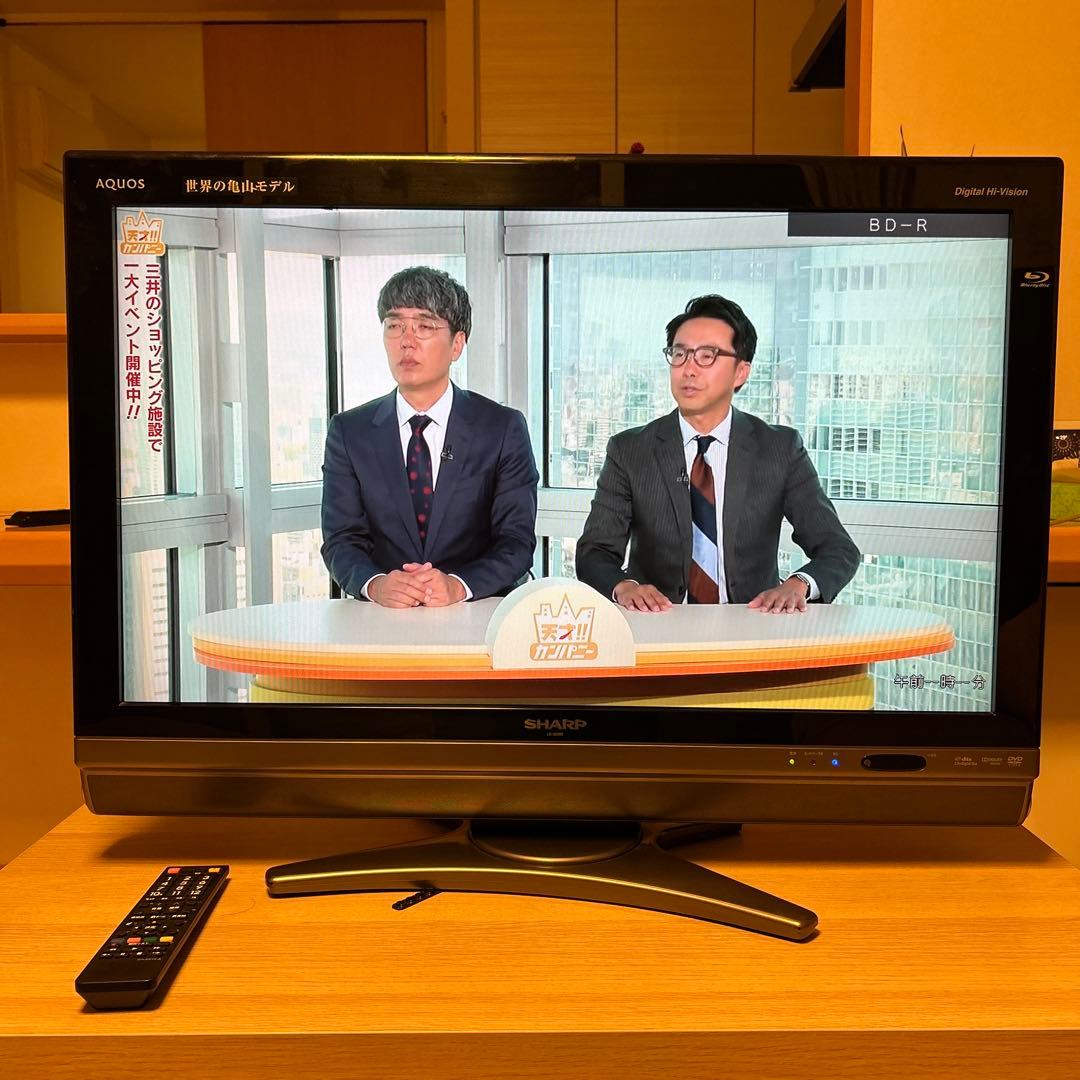 SHARP AQUOS 世界の亀山モデル 液晶テレビ 32V型 DVD搭載 - メルカリ