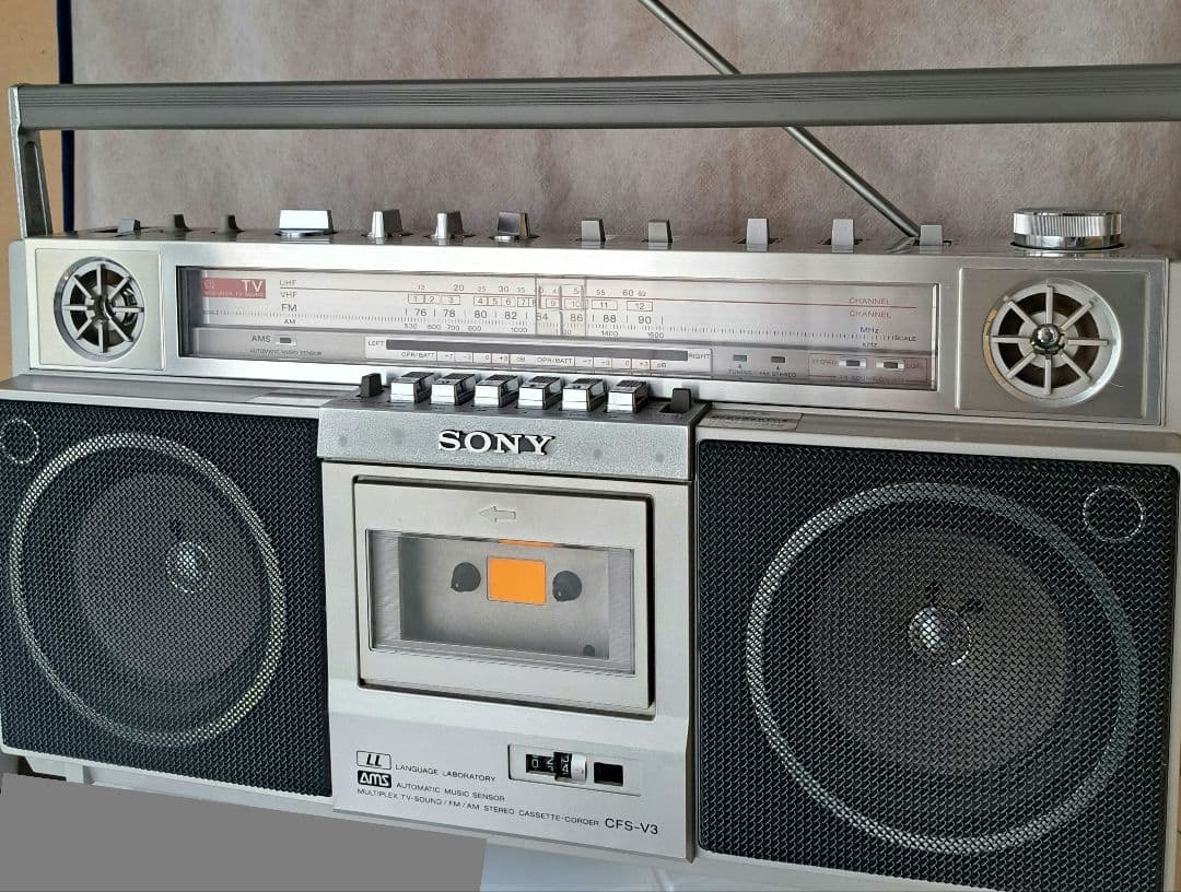 SONYステレオカセットレコーダー レトロ