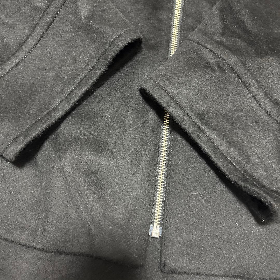 ROPE ロペ 24AW プレミアムカシミヤ ジップブルゾン 黒 ブラック