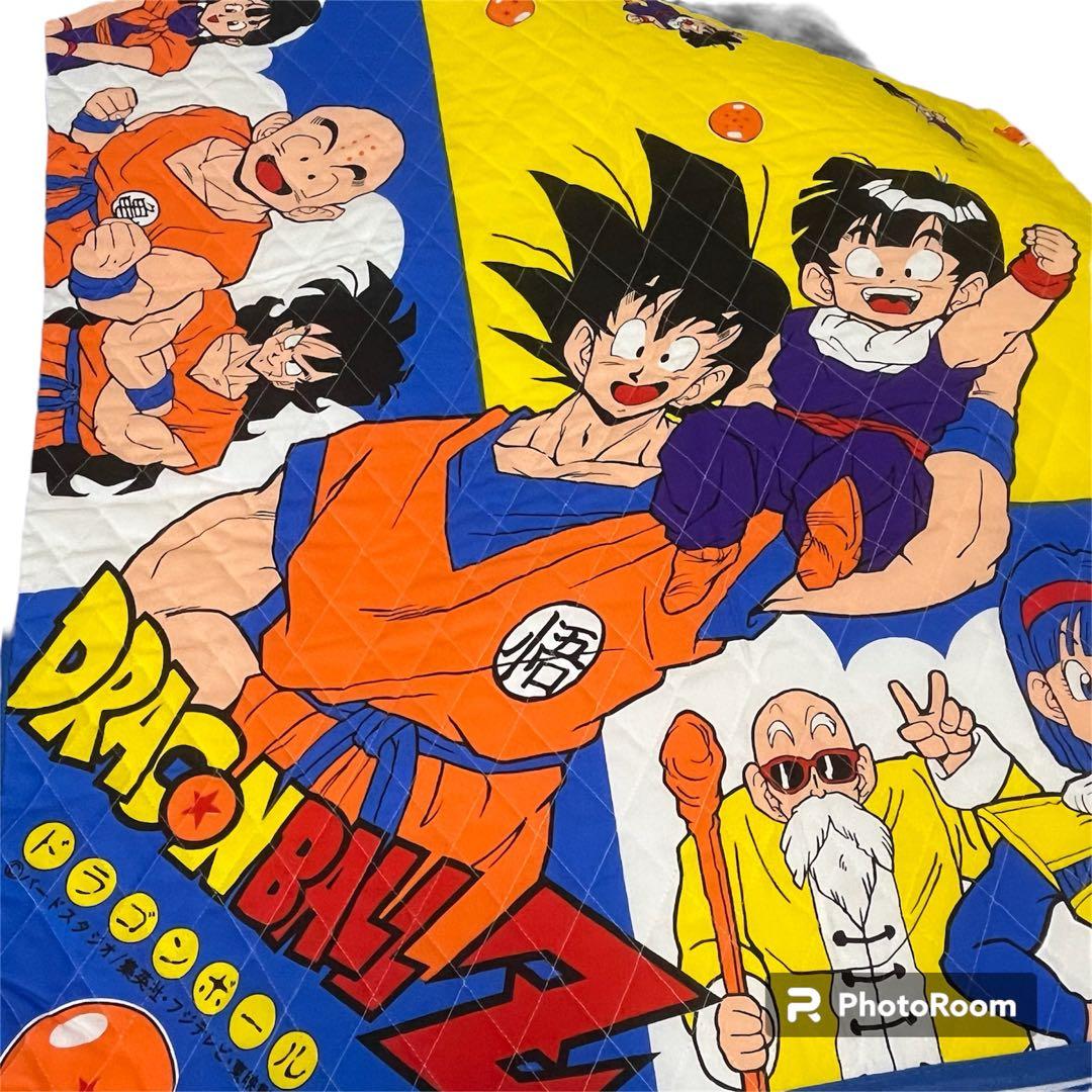 当時物！レア鳥山明ドラゴンボールZ 特大敷物レトロ80〜90sバード