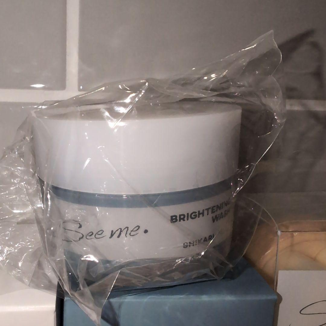 SHIKARI Brightening Wash2種4個&ブラシ・容器 セット