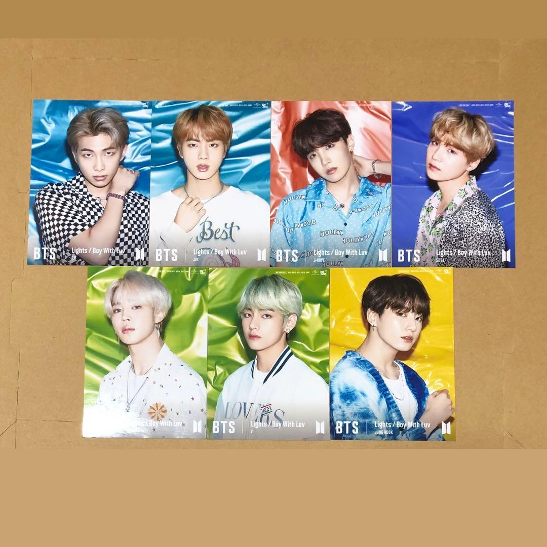 BTS Lights Boy With Luv ユニバ購入特典 フォトカード - メルカリ