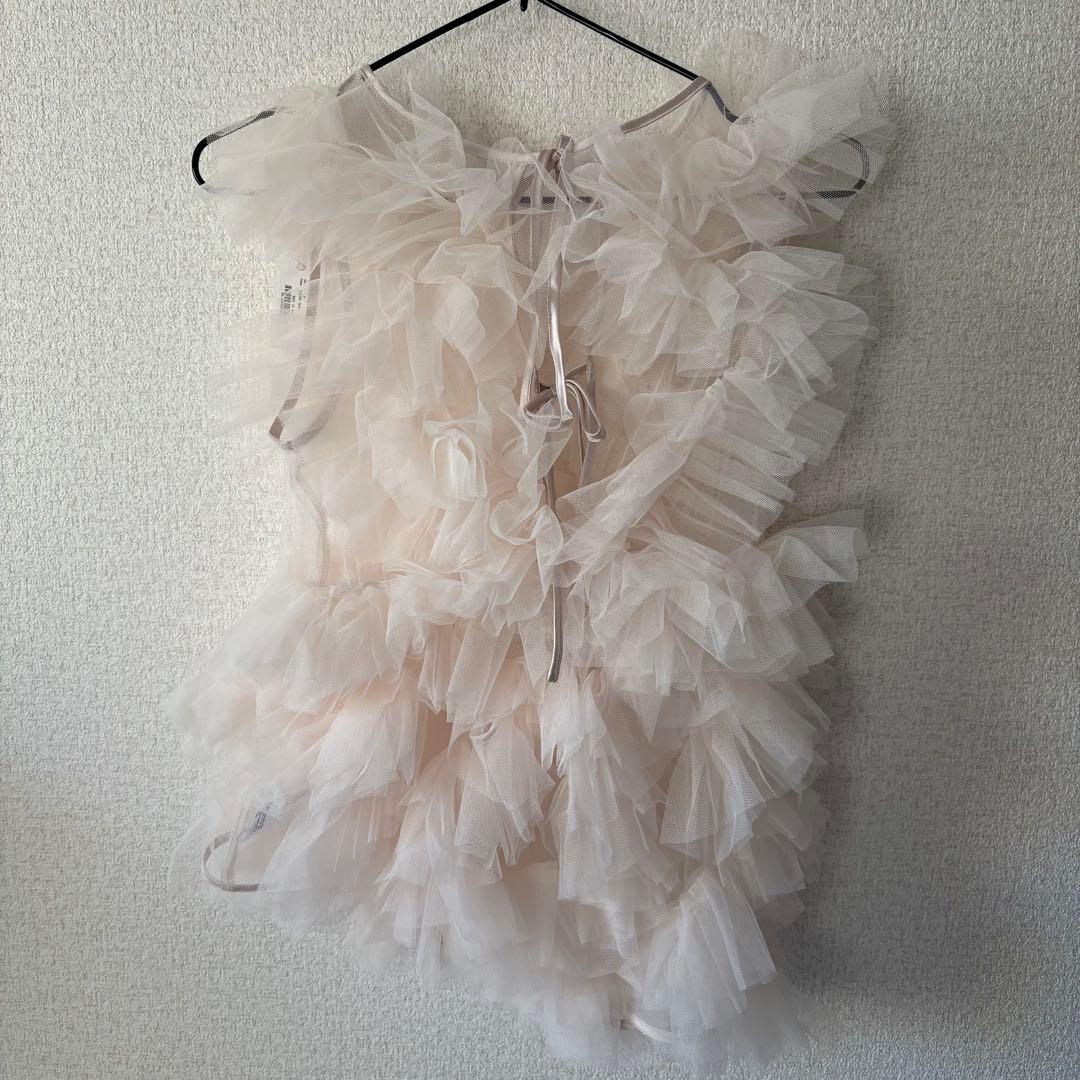 完売品 新品タグ付NOTRE emor asymmetry tulle tops - メルカリ