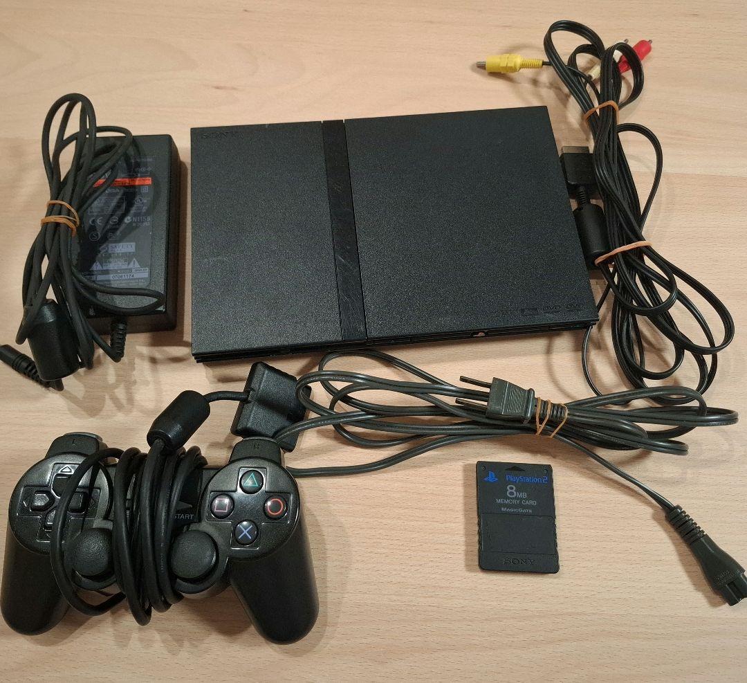 PS2薄型SCPH-70000本体＋メモカ付 ジャンク - メルカリ