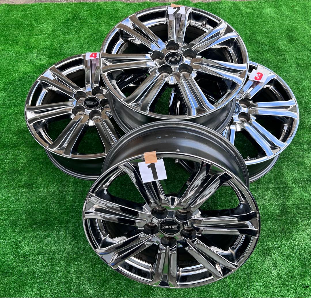 三菱 デリカ D:5 純正 RAYSホイール18インチ レイズD5 18×7J - メルカリ
