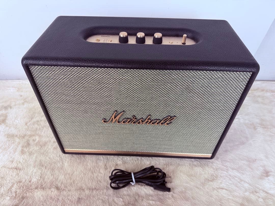 動作確認済み✨マーシャル Woburn II Bluetooth スピーカー♪ Woburn III Black - Bluetoothホームオーディオスピーカー | Marshall.com