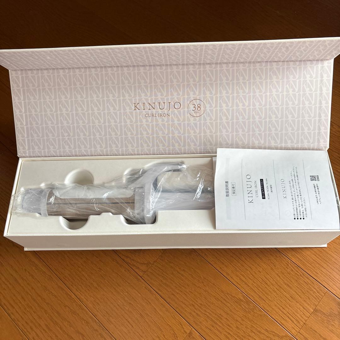 美品　絹女カールヘアアイロン38mm 絹女-KINUJO- カールアイロン (KC26N)/(KC32N)/(KC38N) : パートナー
