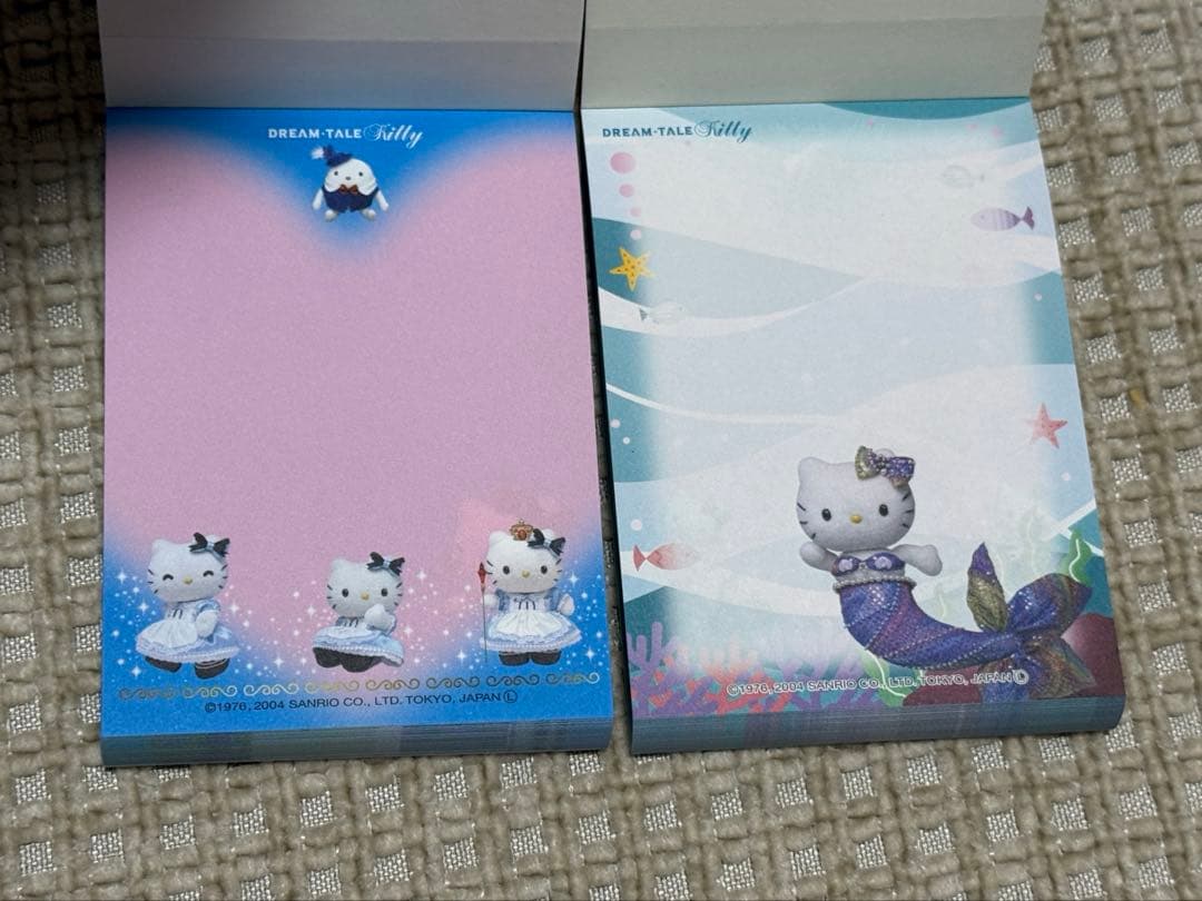 レア 希少 キティ DREAM TALE リトルマーメイド メモ帳 ダイカット