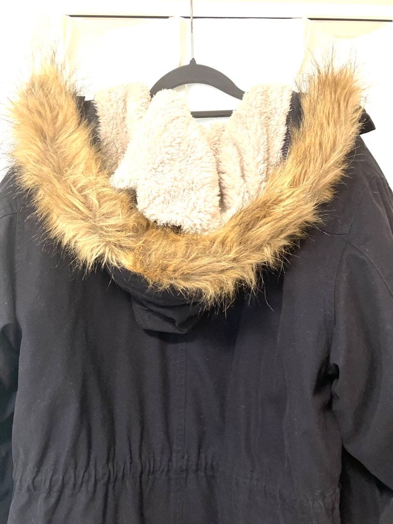 somari ネイビー ファー付きモッズコート サイズ1