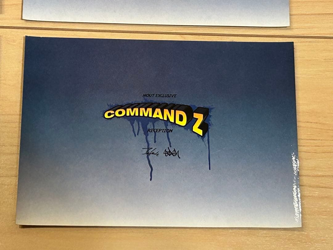 非売品 希少 COMMAND Z コマンドZ ポストカード 型ステッカー