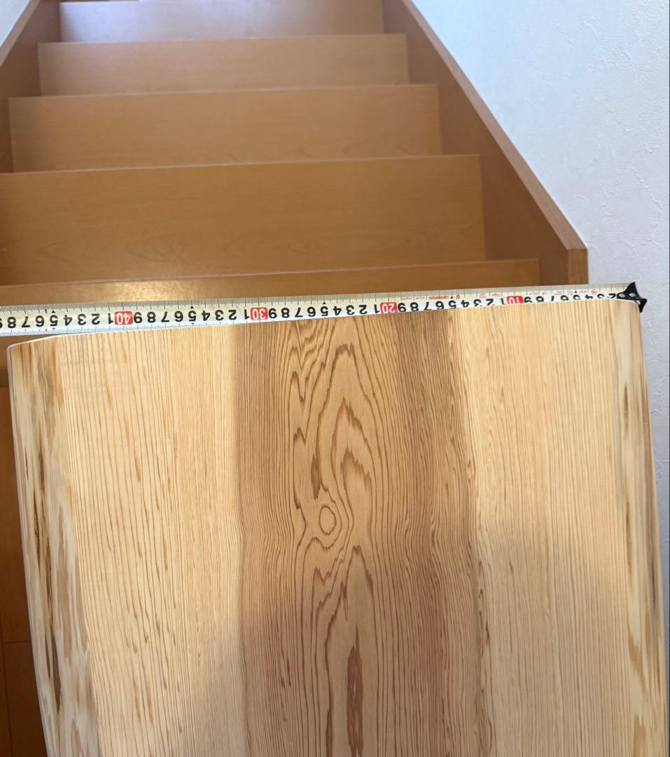 天然杉高級節なし中杢目テーブル 一枚板唯一無二‼️