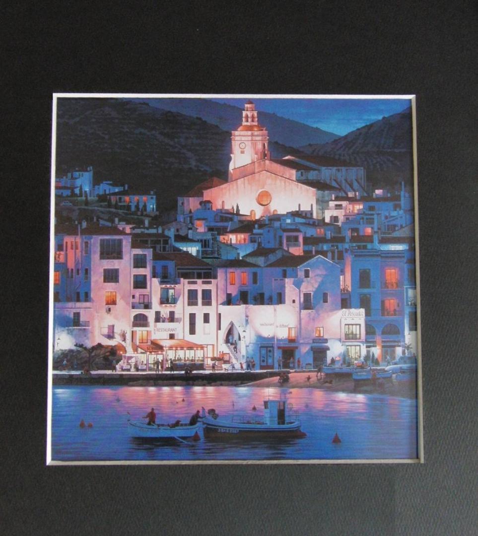 笹倉鉄平、【カダケス】、希少な額装用画集より、状態良好、新品額装付