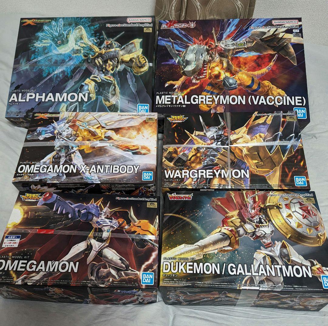 デジモンプラモデル6種セット